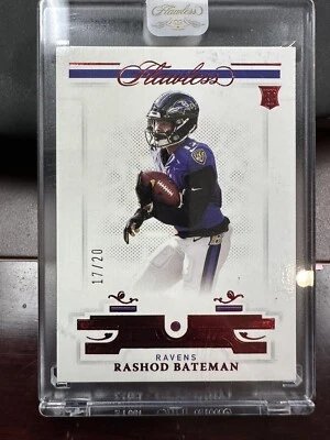 2021 Panini Flawless Rashod Bateman Ruby 17/2 - Image 1 of 2