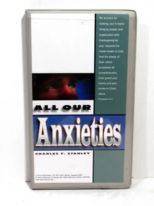 All Our Anxieties AUDIO BOOK 2 Cassette Tapes Charles F. Stanley Christian Messa - Bild 1 von 5