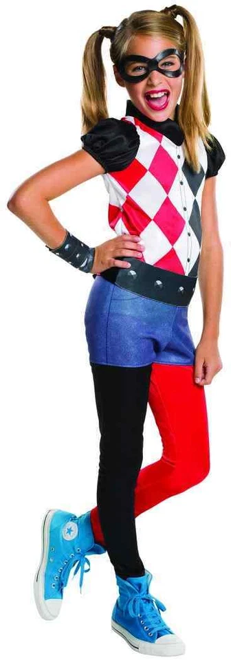 Rubie's Kids DC Superhero Girls Harley Quinn Costume Medium