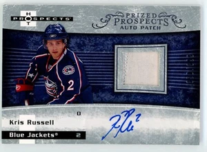 2007-08 Hot Prospects Prized Prospects Auto Patch Kris Russel /399 - Bild 1 von 2