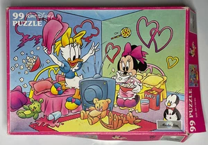 Minnie Mouse & Daisy Duck (Walt Disney 99pc Jigsaw Puzzle) Missing 1 Piece - Foto 1 di 9