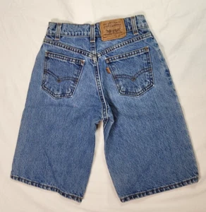 Vinatage LEVI'S 560 10 Slim Loose Fit Denim Shorts Orange Tab - Picture 1 of 5