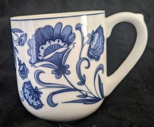 Vintage Blue And White Floral Mug Made In Taiwan - Picture 1 of 7