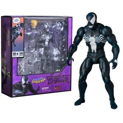 Mafex No 088 The Amazing Spider-Man Venom 1:12 Action Figures Comic Ver. Toy Gif - image 1 of 4
