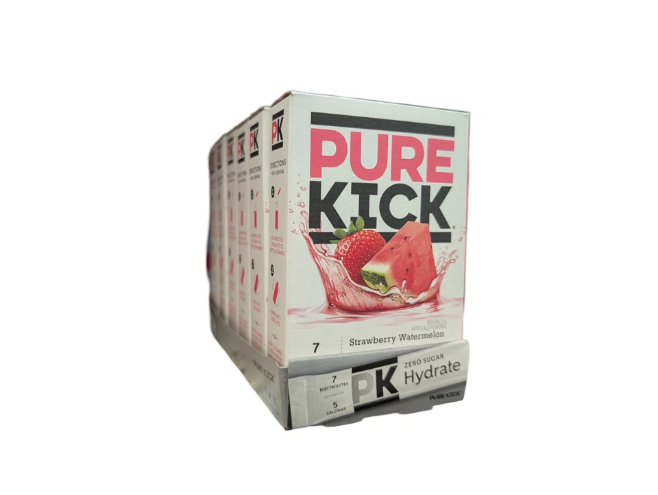 Crush Watermelon on The Go Drink Mix Singles 3 Boxes 18 Packets Sugar