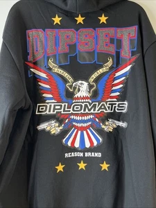 Felpa con cappuccio Dipset Diplomats Member Hip Hop Rap Uomo X-Large XL - Foto 1 di 8
