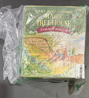 Magic Tree House Books 1-28 Boxed Set by Mary Pope Osborne NEW *SEALED* - Image 1 of 2