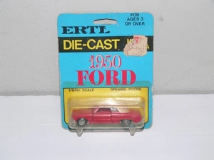 Ertl Diecast Metal Replica Red 1950 Ford Coupe 1/64 scale car Hong Kong - Picture 1 of 3