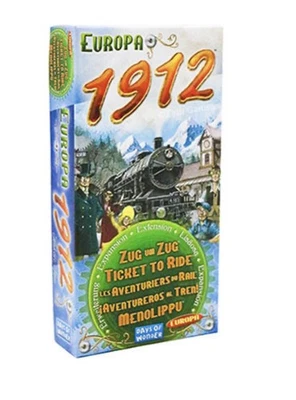 DAYS OF WONDER Europa 1912 Ticket to Ride Expansion, new still Sealed