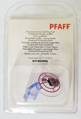 Presser Foot for Pfaff Free-Motion Echo Quilting Foot 821002096 - Image 1 of 2