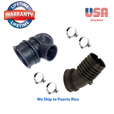 2 Manguera de admisión de aire con abrazaderas para Toyota 4RUNNER 2001-2002 3,4 L V6 Foto 1 de 4