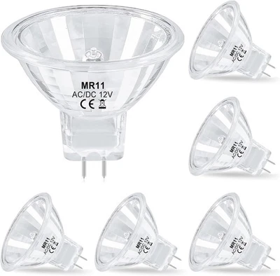 EASYIVY MR11 GU4 Halogen Bulb 12V 10W Dimmable, GU4 Bi-Pin Base Spotlight Bulbs - Image 1 of 4