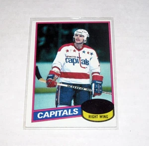 1980-81 Topps 195 Mike Gartner Rookie RC (sin rayar) HOF Capitals - Imagen 1 de 2