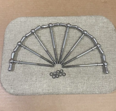 Gretsch 50s Vintage Round Badge Era Bass Drum T-Rod Set 8 T-Rods - Image 1 of 4