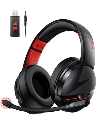 Wireless Gaming Headset, PS5 Headset with 2.4GHz for Ps5, Ps4, PC, Switch, Bl... - Image 1 of 4