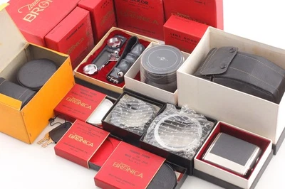 TODA LA CAJA [Casi COMO NUEVO con Estuche] Lente Zenza Bronica S 75 mm 50 mm de JAPÓN Foto 1 de 4