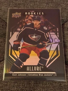 KENT JOHNSON 2022-23 UPPER DECK ALLURE ROOKIES BLACK RAINBOW #144 RC - Picture 1 of 1