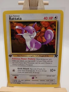 Rattata 66/82 1st Edition Card Pokemon Card Team Rocket English UK Seller - Picture 1 of 2