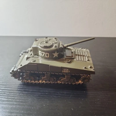 Vintage Solido #231 3/1972 Diecast Sherman Tank M4 A3 No Box - Image 1 of 4
