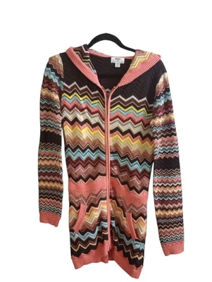 Missoni For Target Girl’s Zig Zag Hooded Cardigan Target Anniversary Limited XL - Image 1 of 4