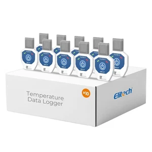 10 Pack Temperature Data Logger Single Use 90 Days in-Transit Trip Disposable... - Picture 1 of 8