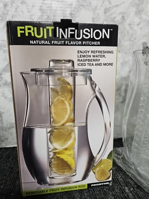 Prodyne Fruit Infusion Flavor Pitcher, Clear, 93 oz. - Image 1 of 4