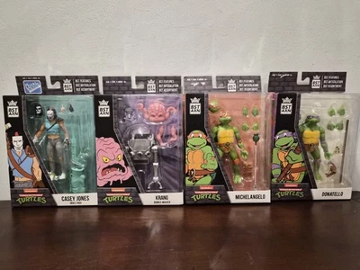 Lote de 4 figuras de acción Nickelodeon TMNT Teenage Mutant Ninja Turtles BST AXN Foto 1 de 4