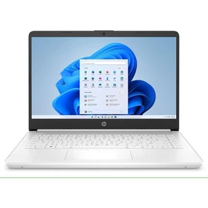 HP 14" Laptop Celeron 4GB 128GB SSD Windows 11 S Wi-Fi Webcam 14s-dq0013na - Picture 1 of 7