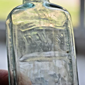 OPEN PONTIL DAVIS VEGETABLE PAIN KILLER BOTTLE 1850's VA. RIVER FIND 4 1/4" - Picture 1 of 11