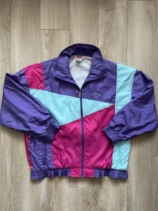 Vintage Triumph Track Jacket Mens M Blue Shell Suit Top Windbreaker 80s 90s - Picture 1 of 6