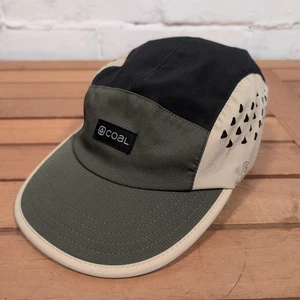 Coal Mütze The Provo Camp 5 Panel Cap Zugband grün beige schwarz Wandern - Bild 1 von 6