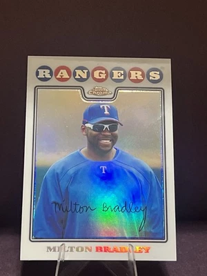 2008 Topps Chrome - Milton Bradley #176 Refractor - Image 1 of 2