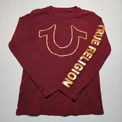 True Religion Logo Herradura Manga Larga Térmica, Niños L Foto 1 de 4