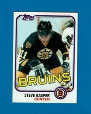 1981-82 TOPPS Steve Kasper # 68 BOSTON BRUINS  ***ROOKIE***