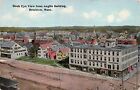 Brockton Massachusetts Birds Eye View From Anglin Building Postcard 1912 Pstmk