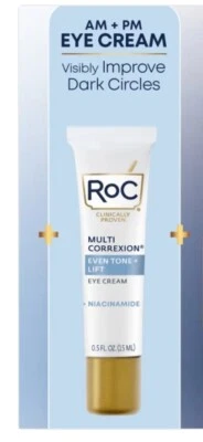RoC Multi Correxion Even Tone + Lift Hexyl-R Complex Eye Cream 15 ml-NIB 2024 - Image 1 of 4