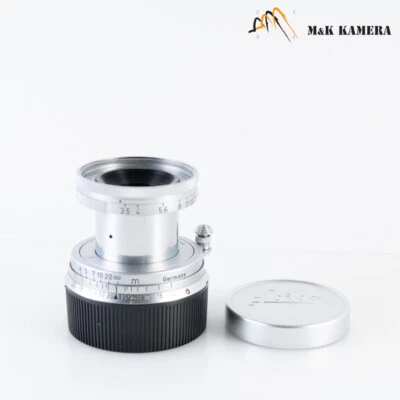 Lente plateada Leica Elmar M 50 mm/F3,5 E39 año 1954 #875 Foto 1 de 4