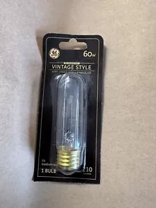 GE 60-Watt Vintage Style Clear Amber Glass T9 LED w/Standard Medium Base - Picture 1 of 2