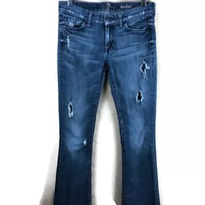 Pantalones de mezclilla 7 For All Mankind para hombre 28 azul bootcut - Imagen 1 de 9