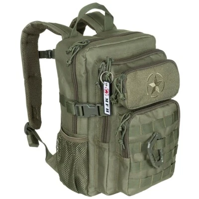 MFH Tasche Rucksack Militär Camping Freizeit USA Angriff Olive - Bild 1 von 2