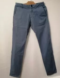 Pantalon chino bleu gris coton élasthanne skinny T36 Devred (4410135) - Imagen 1 de 4