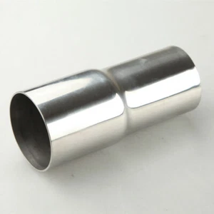 51mm (2") To 63mm (2.5" Stainless Steel Flared Exhaust Reducer Connector Pipe - Picture 1 of 5