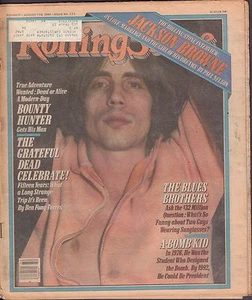 Rolling Stone August 7 1980 Jackson Browne, The Blues Brothers w/ML 121416DBE - Bild 1 von 1