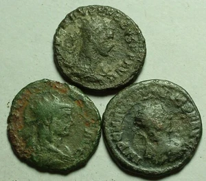 Lot of 3 Rare genuine Ancient Roman Antoninianus coins Probus Concordia Jupiter - Picture 1 of 4