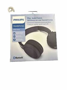 Phillips 4000 Series Headphones Bluetooth Wireless Foldable TAH4205 Big Bass Blk
