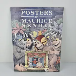 Posters by Maurice Sendak Rare Soft Cover Book Vintage 1986 - Foto 1 di 12