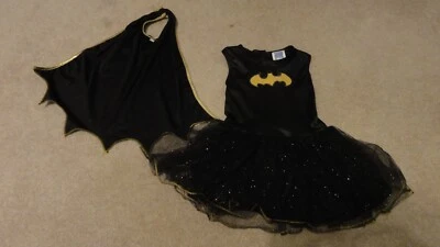 DISFRAZ NIÑA MURCIÉLAGO NEGRO Y DORADO 2 PIEZAS POR RUBÍES - TALLA PEQUEÑA Foto 1 de 4