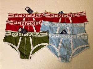 6 Men's Briefs 95% Cotton Underwear (US Size L) - Picture 1 of 4