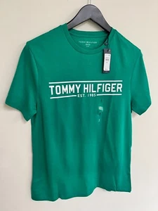 Tommy Hilfiger Men's Short Sleeve T-Shirt Barney Tee Logo Print Crew Neck - Picture 1 of 23