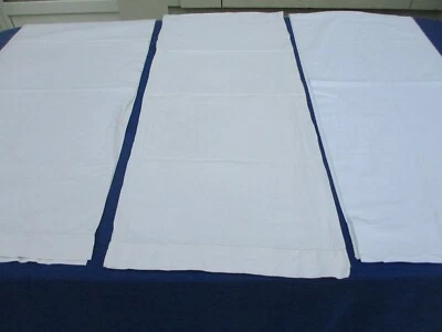 Taie housse de traversin polochon ancienne en lin coton jour lot de 9  - Photo 1/4